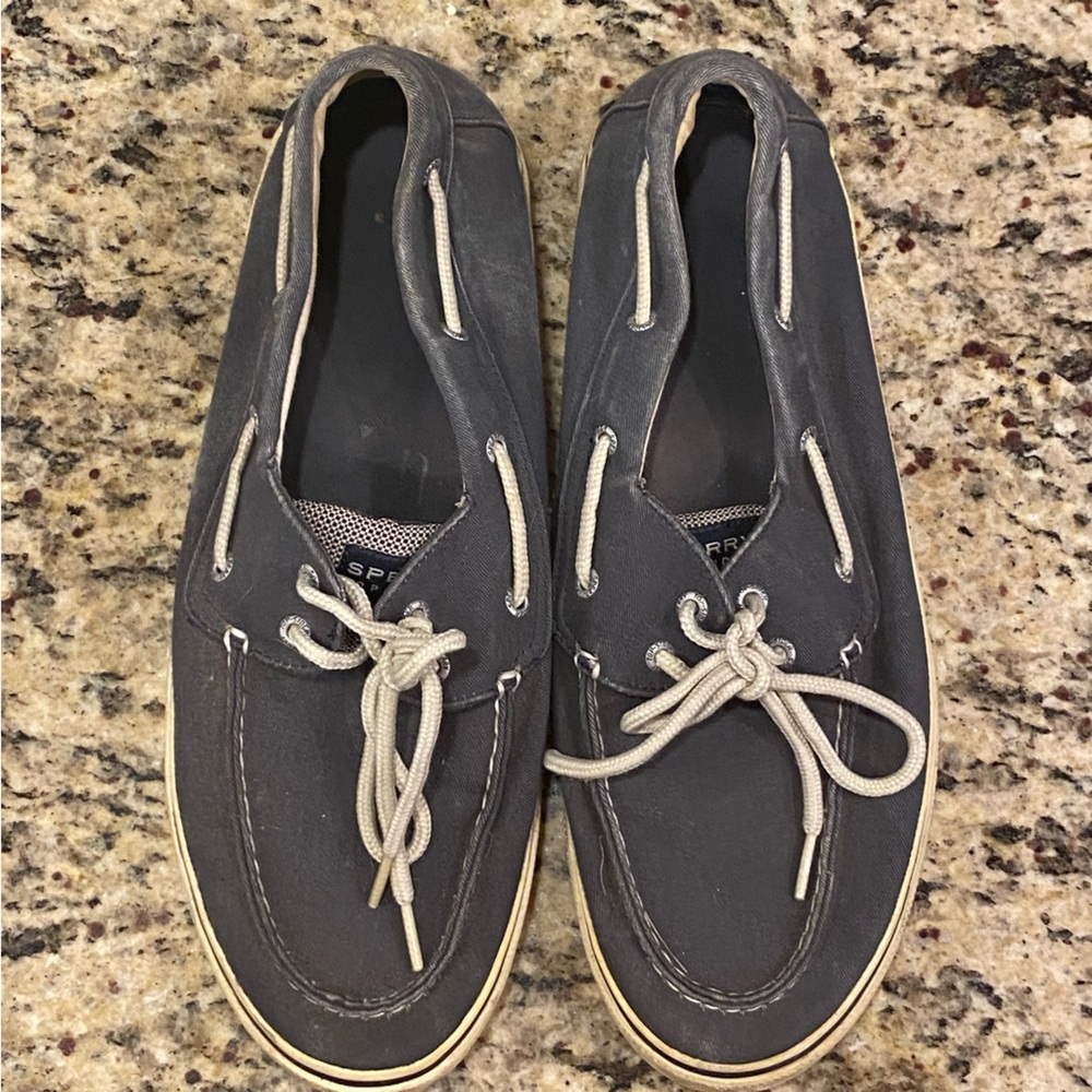 Canvas Sperry Topsider Navy sz 13